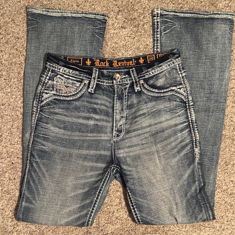 Women’s Rock Revival Light Blue Jeans